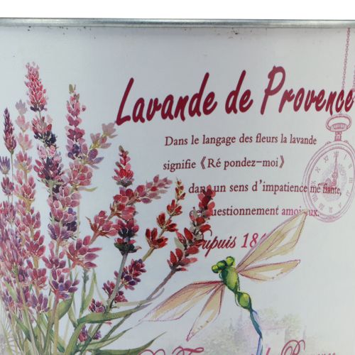 Artículo Jardinera de metal maceta lavanda Ø21cm H18cm