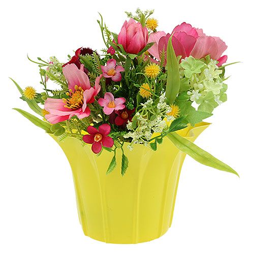 Artículo Jardinera de plástico, colores surtidos. Ø9cm 10 piezas