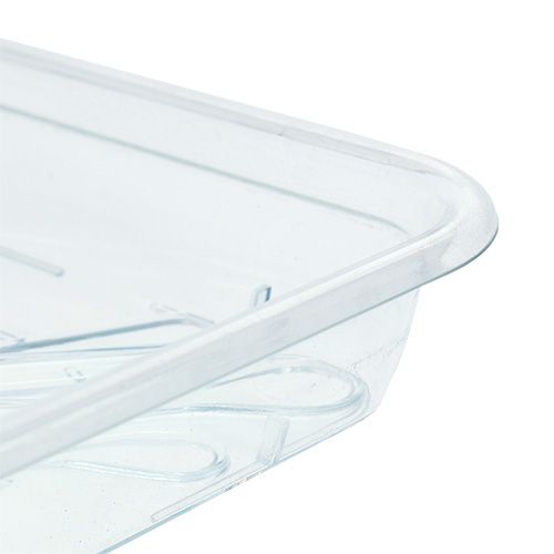 Floristik24 Posavasos 20x20cm transparente, 1 pieza