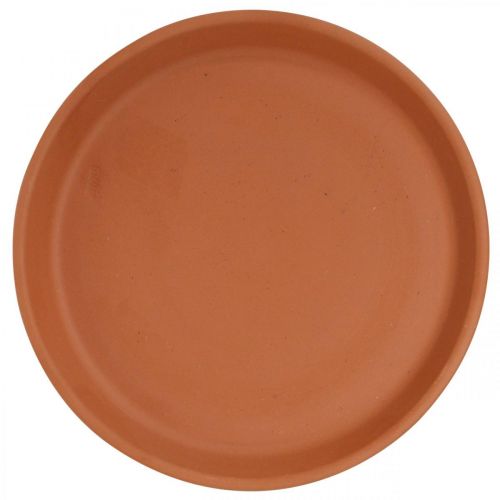 Artículo Posavasos de flores, cerámica mediterránea, terracota Ø15.5cm