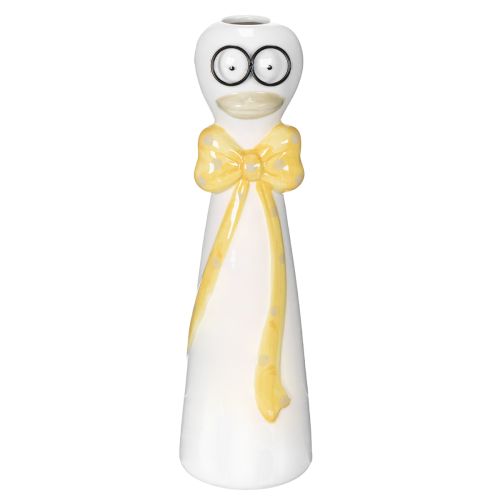 Floristik24 Jarrón de pato con un diseño lindo para una divertida decoración de mesa, 24 cm, 2 piezas