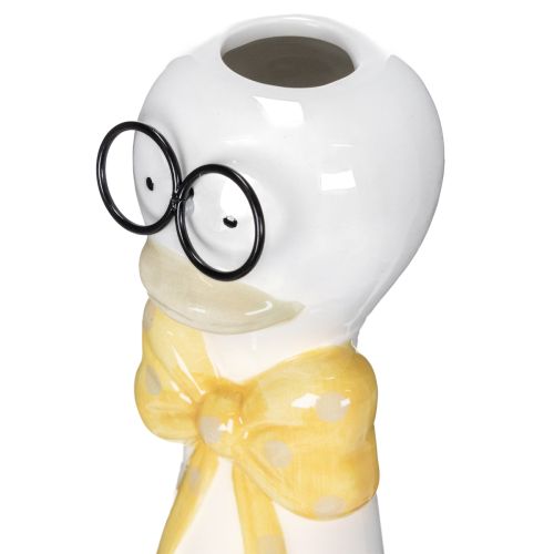 Artículo Jarrón de pato con un diseño lindo para una divertida decoración de mesa, 24 cm, 2 piezas