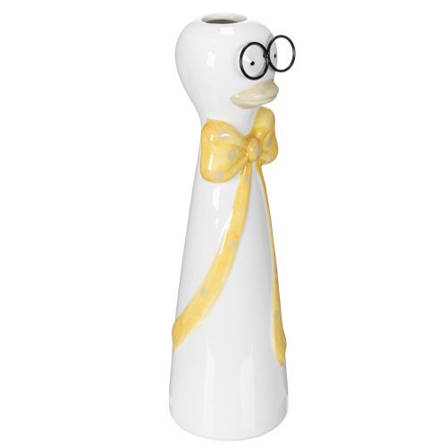 Artículo Jarrón de pato con un diseño lindo para una divertida decoración de mesa, 24 cm, 2 piezas