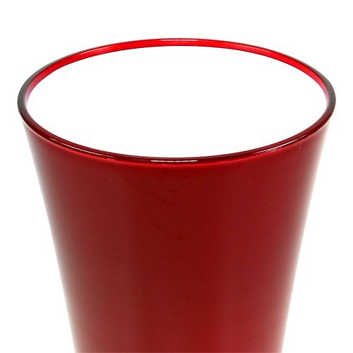 Artículo Jarrón “Fizzy” Ø20cm H35cm rojo 1ud