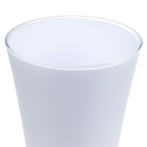 Artículo Jarrón “Fizzy” Ø28,5cm H45cm blanco 1 ud