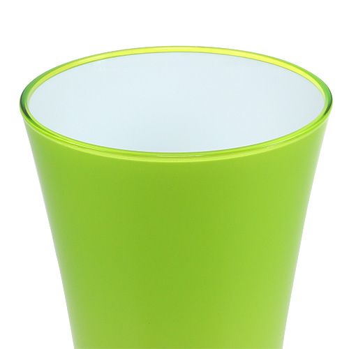 Artículo Jarrón “Fizzy” Ø14,6cm H21cm verde manzana 1ud