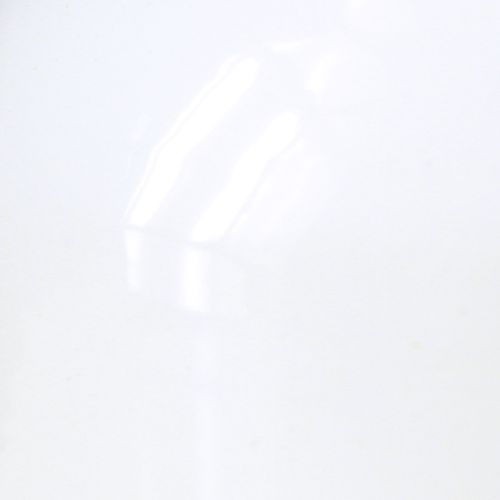 Artículo Jarrón decorativo moderno de metal blanco crema Ø10,5cm H25,5cm