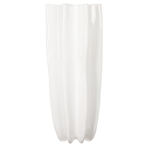 Jarrón de flores estriado, jarrón decorativo moderno de 38 cm. | Floristik24.es