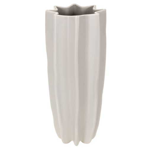 Jarrón moderno acanalado, jarrón alto decorativo para flores secas, 38 cm. comprar | Floristik24.es