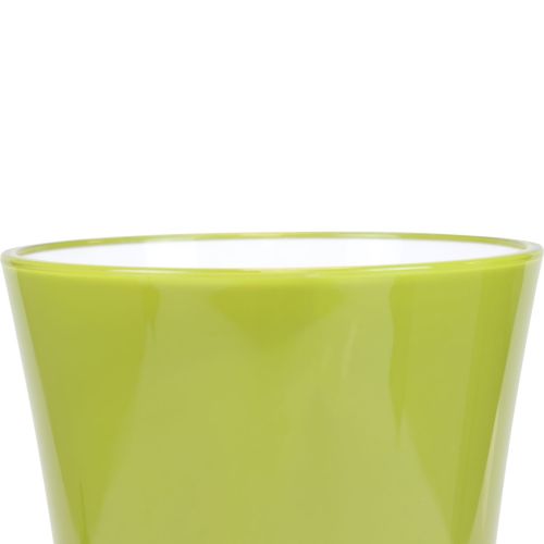 Artículo Florero Florero Verde Florero Decorativo Fizzy Olive Ø16.5cm H27cm
