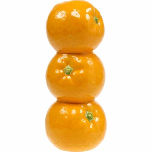 Floristik24 Florero de decoración de naranjas florero de cerámica decoración de verano florero de cítricos