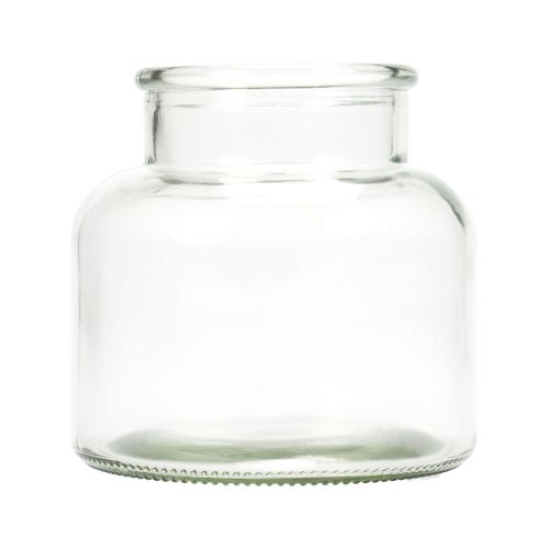 Mini jarrones de vidrio decorativos retro jarrones de vidrio Ø12cm H12cm 6ud