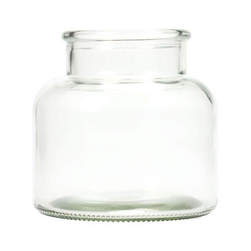 Floristik24 Mini jarrones decoración de vidrio jarrones de vidrio retro Ø12cm H12cm 6 piezas