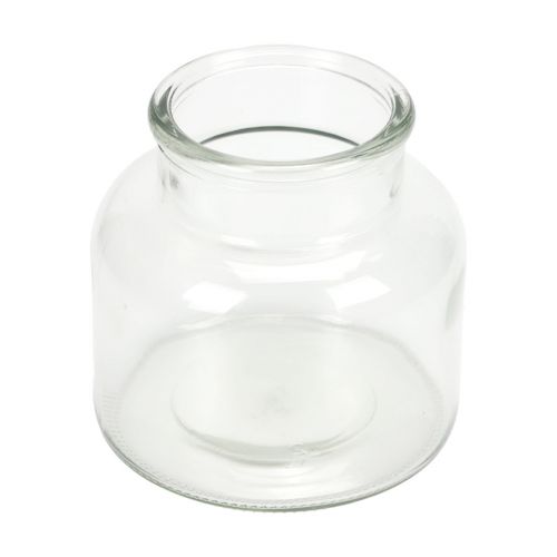 Floristik24 Mini jarrones decoración de vidrio jarrones de vidrio retro Ø12cm H12cm 6 piezas