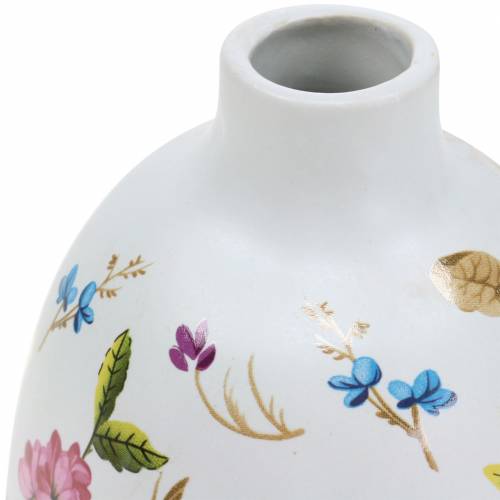 Floristik24 Florero decorativo flores blancas Ø9cm H13.8cm