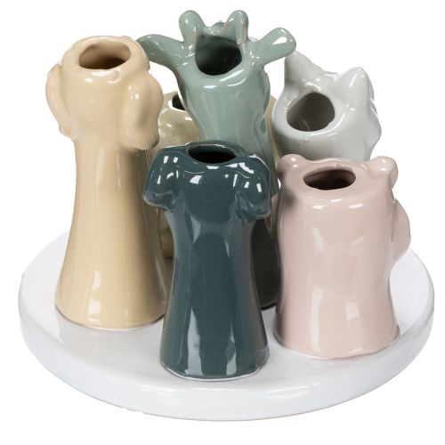 Artículo Figuras decorativas de animales en jarrón, perfectas para un diseño de habitación divertido, 13 cm