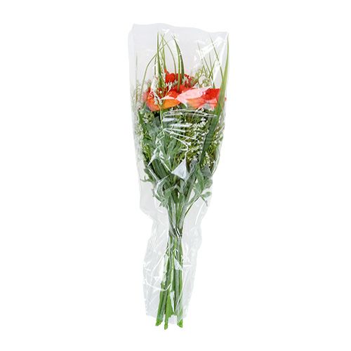 Artículo Bolsas de flores transparentes para envolver flores, 30 x 30 x 12 cm, 50 unidades