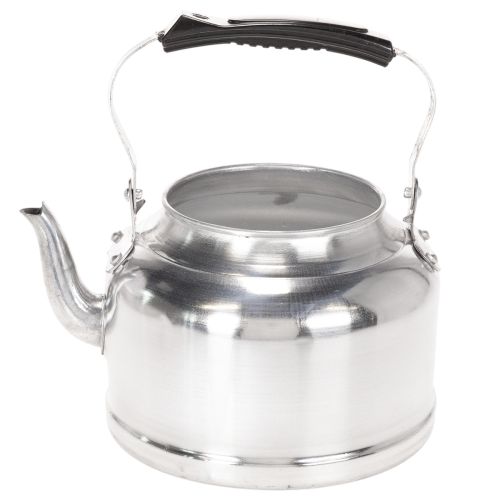 Tetera/maceta decorativa vintage, de metal con aspecto de zinc, Ø19cm H15cm | Floristik24.es