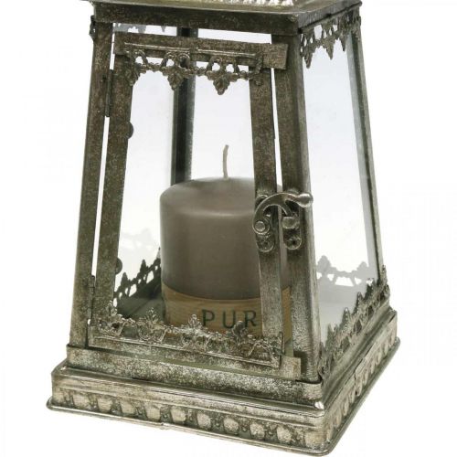 Farolillo decorativo vintage farolillo de jardín de metal Al.33cm