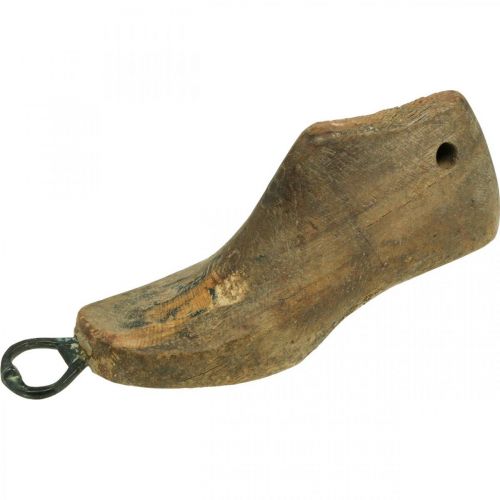 Decoración vintage, zapato con abrebotellas, decoración de horma L15–23cm