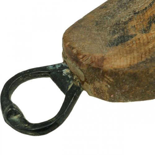 Floristik24 Decoración vintage, zapato con abrebotellas, decoración de horma L15–23cm