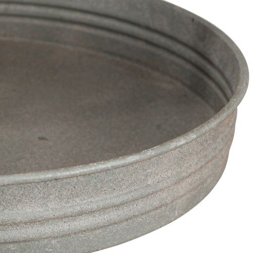 Artículo Etagere vintage metal gris 3 niveles Ø30,5cm Alt.78cm