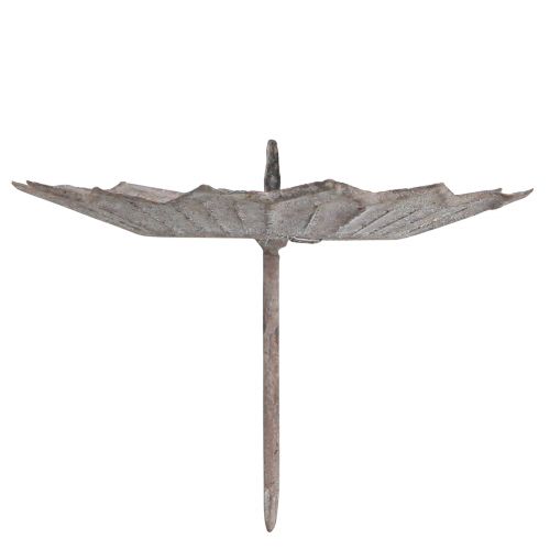 Artículo Portavelas vintage gris para enchufar Ø11cm H8,5cm 4ud