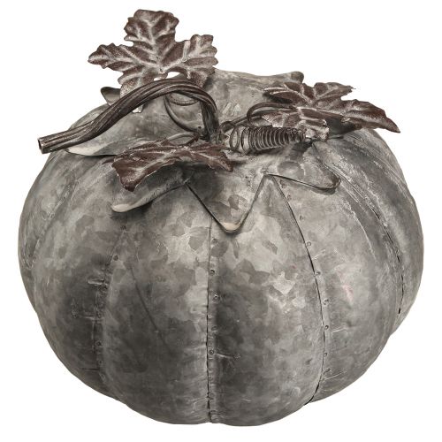 Floristik24 Decoración otoñal de calabaza decorativa de zinc vintage hecha de metal Ø21cm H20cm