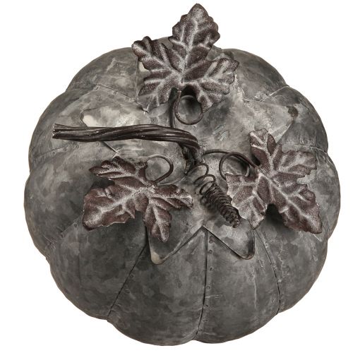 Floristik24 Decoración otoñal de calabaza decorativa de zinc vintage hecha de metal Ø21cm H20cm