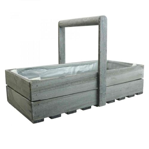 Macetero de flores vintage caja de madera 40×20×10cm