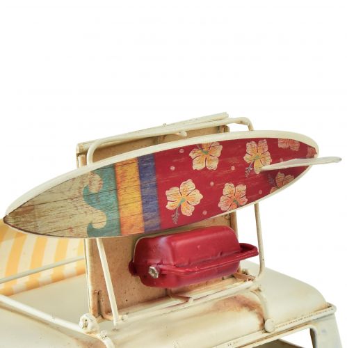Floristik24 Decoración de mesa vintage deco bus metal con marco de fotos 20×15×13.5cm