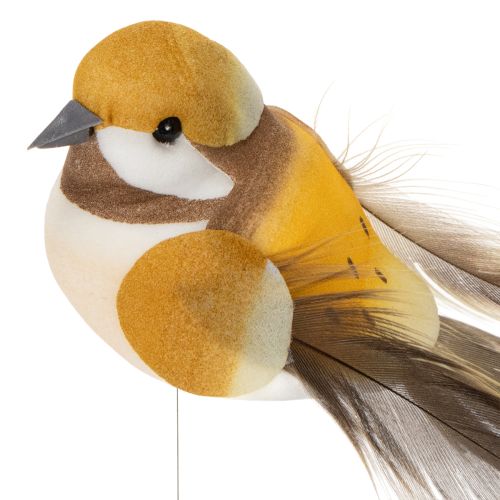 Artículo Adornos de pájaros para mesas festivas. Estacas versátiles para pájaros, 10 cm, 12 unidades.