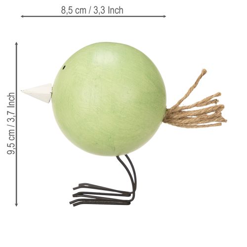 Artículo Figuras decorativas de pollito con diseño redondo para acentos ligeros y divertidos, 9,5 cm, 3 piezas