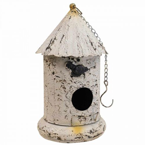 Artículo Pajarera decorativa, decoración colgante decoración de jardín metal H36cm