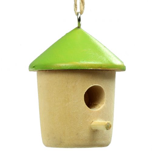 Floristik24 Percha decorativa casa de pájaros 5cm 8pcs