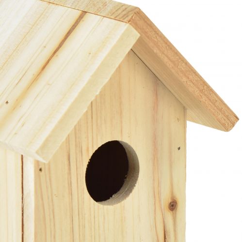 Artículo Casa para pájaros caja nido de madera madera de abeto herrerillo común 11,5×11,5×18cm