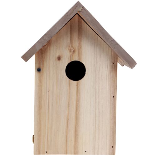Artículo Caja nido para pajarera de madera natural marrón/beige 23cm 1 pieza