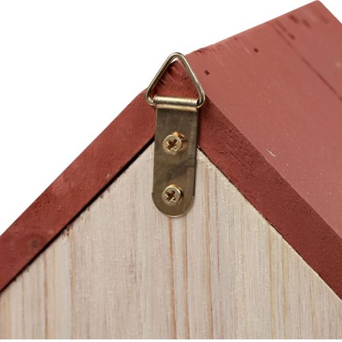 Floristik24 Caja nido para pajarera de madera natural marrón/beige 23cm 1 pieza