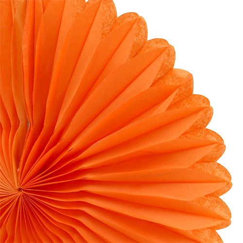 Floristik24 Panal Papel Flor Naranja Ø20cm 3pcs