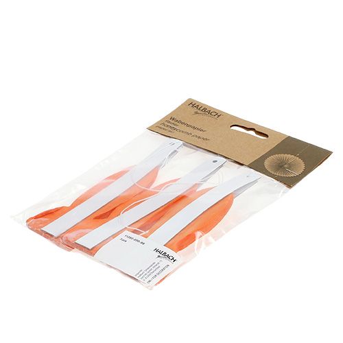 Floristik24 Panal Papel Flor Naranja Ø20cm 3pcs