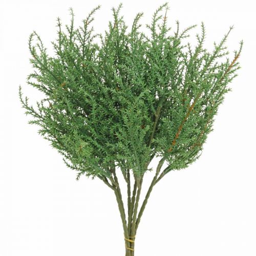Floristik24 Rama de enebro rama decorativa verde artificial Navidad 39cm 6pcs