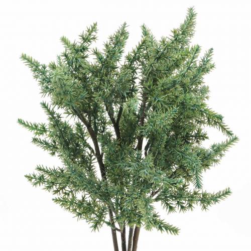 Rama de enebro verde artificial 36cm 4pcs