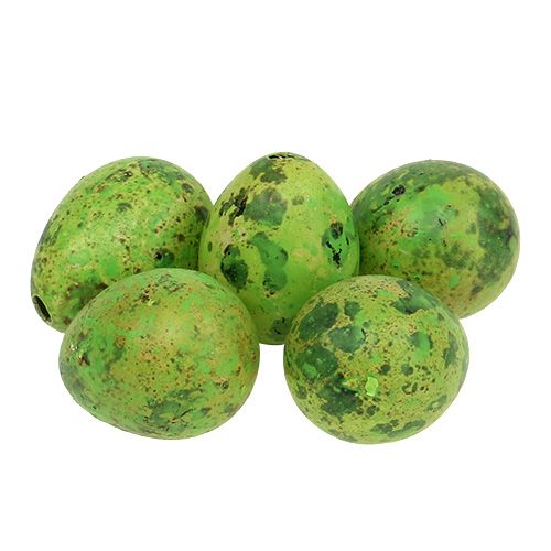Artículo Huevo de codorniz 3cm verde 50uds