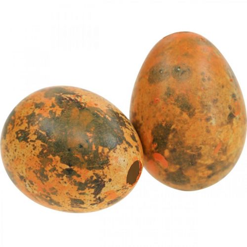 Artículo Huevos de codorniz decoracion huevos soplados naranja albaricoque 3cm 50uds