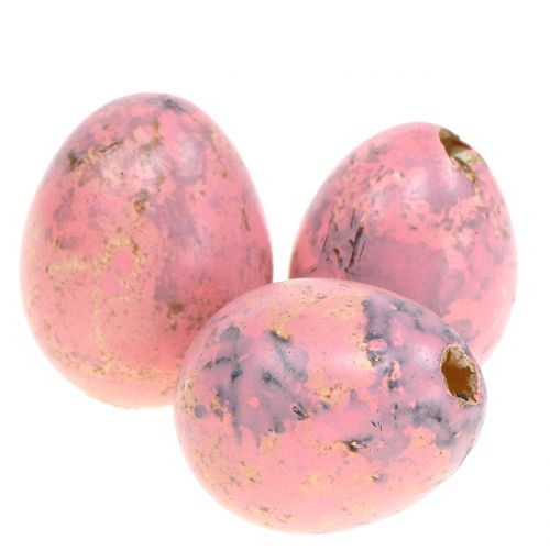 Huevos de codorniz rosa claro 3cm huevos soplados decoración primaveral 50 piezas