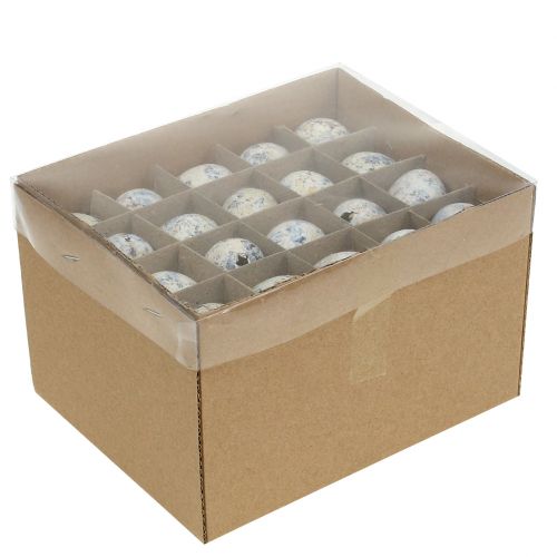 Artículo Huevos de codorniz blanco veteado 3,5cm - 4cm 50 uds.