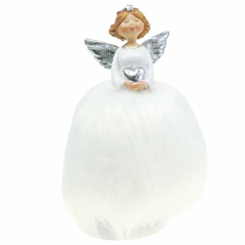 Floristik24 Decoración navideña ángel asintiendo figura ángel de la guarda H18cm