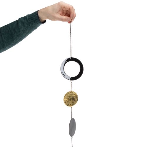 Artículo Anillos y discos decorativos de pared perfectos para decoración de salón y Navidad 125cm