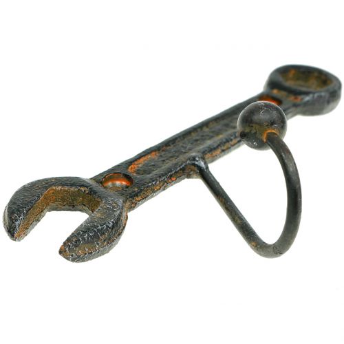 Floristik24 Herramienta de gancho de pared Marrón oscuro 14cm 2pcs