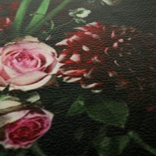 Floristik24 Plato de pared con estampado floral Ø33cm